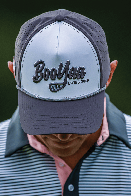 BooYaa Premium Golf Cap – Steffi (Charcoal/Black)