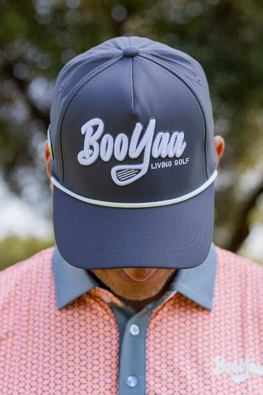 BooYaa Premium Golf Cap – Grey Classic (Grey)