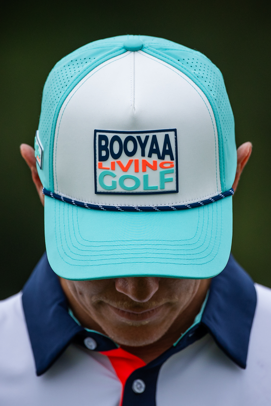 BooYaa Lifestyle Golf Cap – Fiji (Turquoise/White)